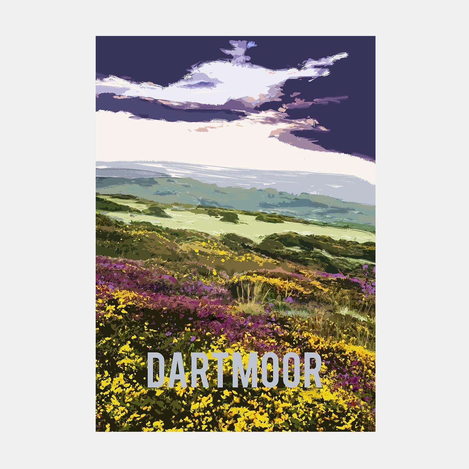 Dartmoor Devon Art Print