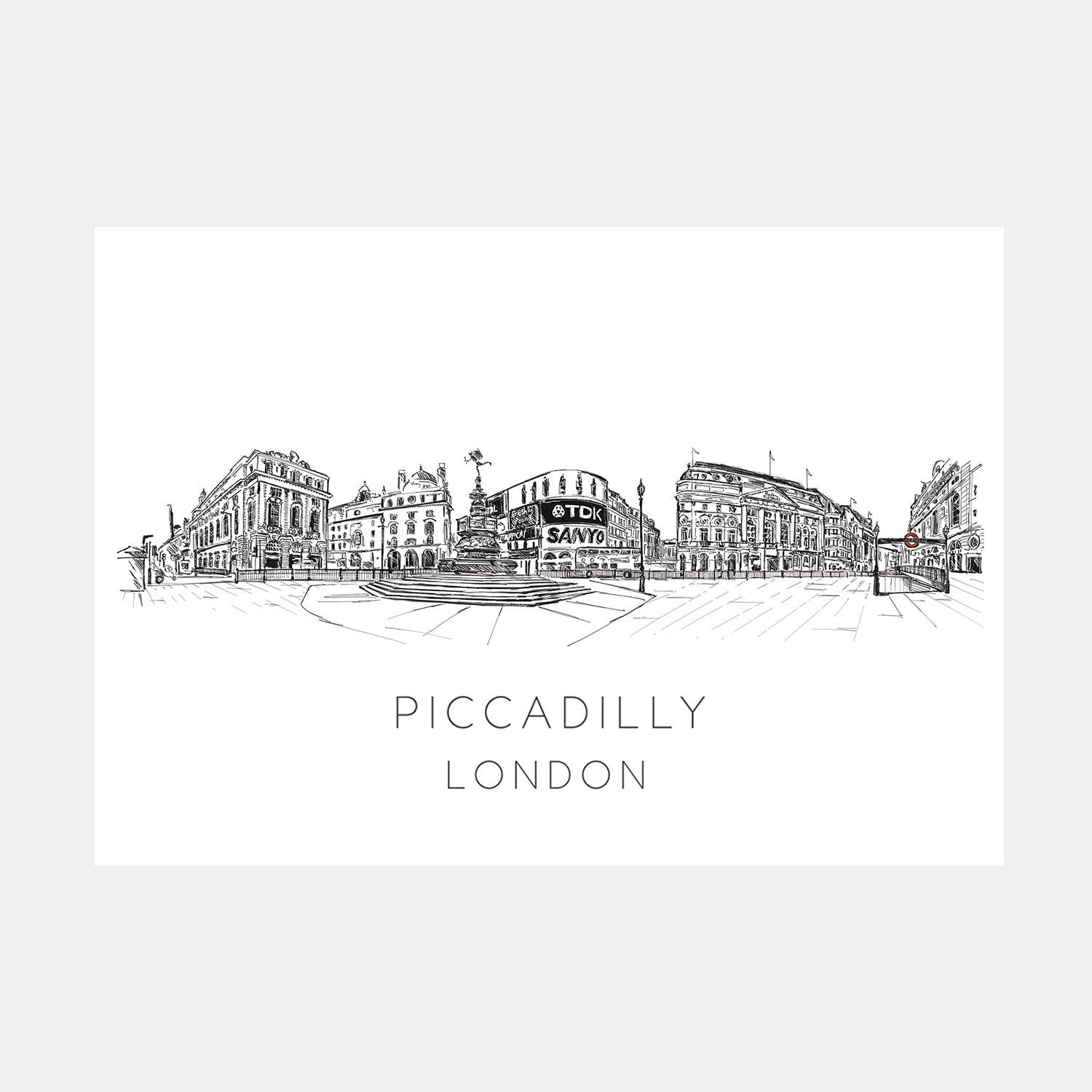 London Piccadilly Skyline