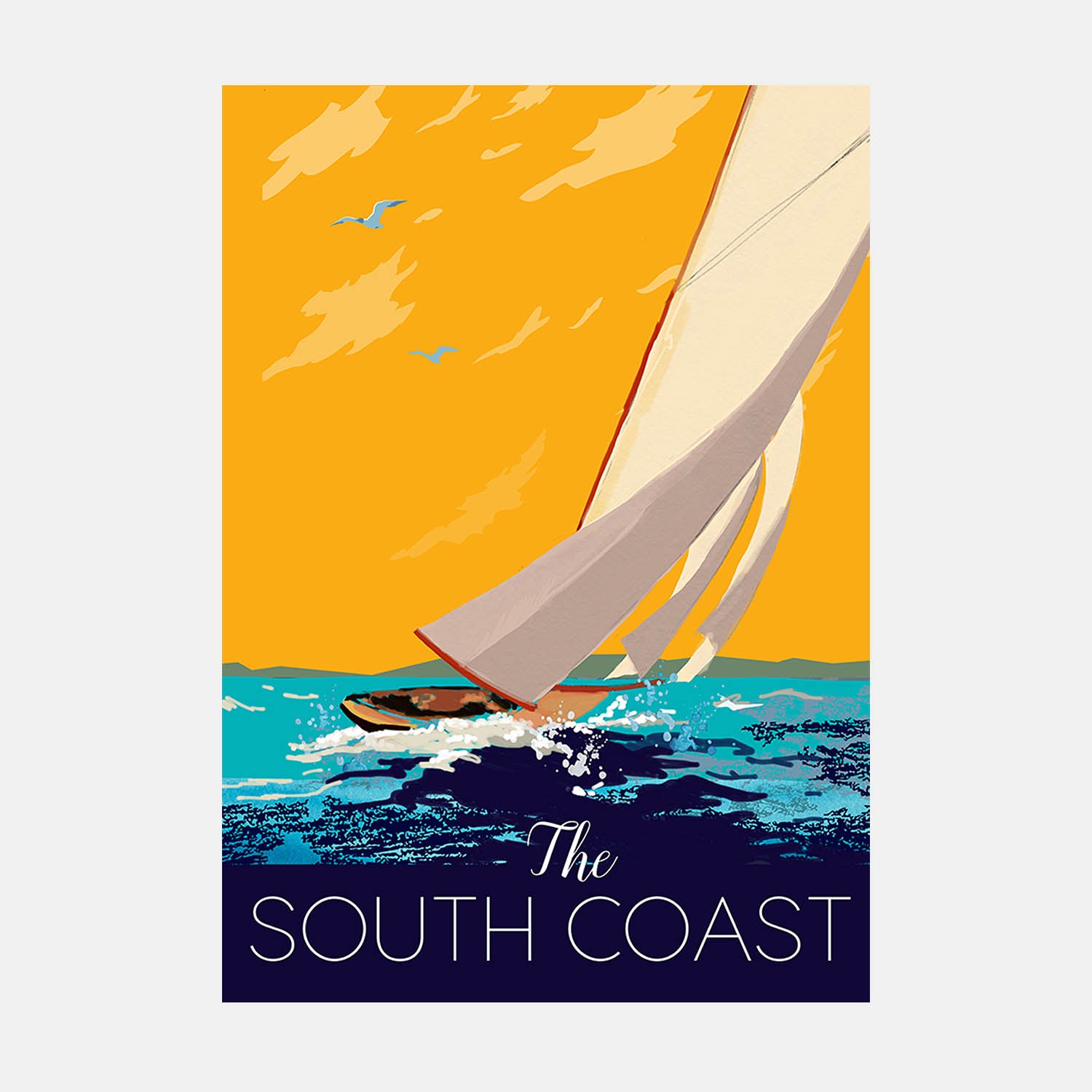South Coast Travel Print
