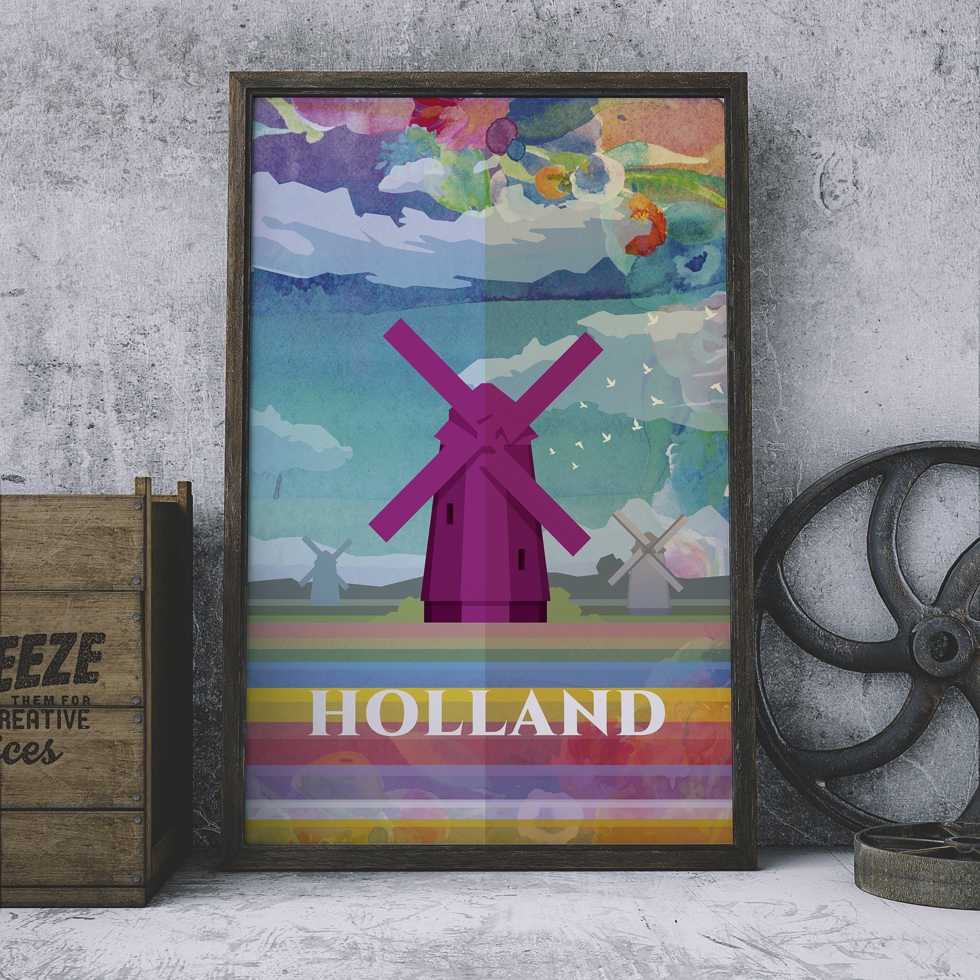 Holland Travel Print - 0
