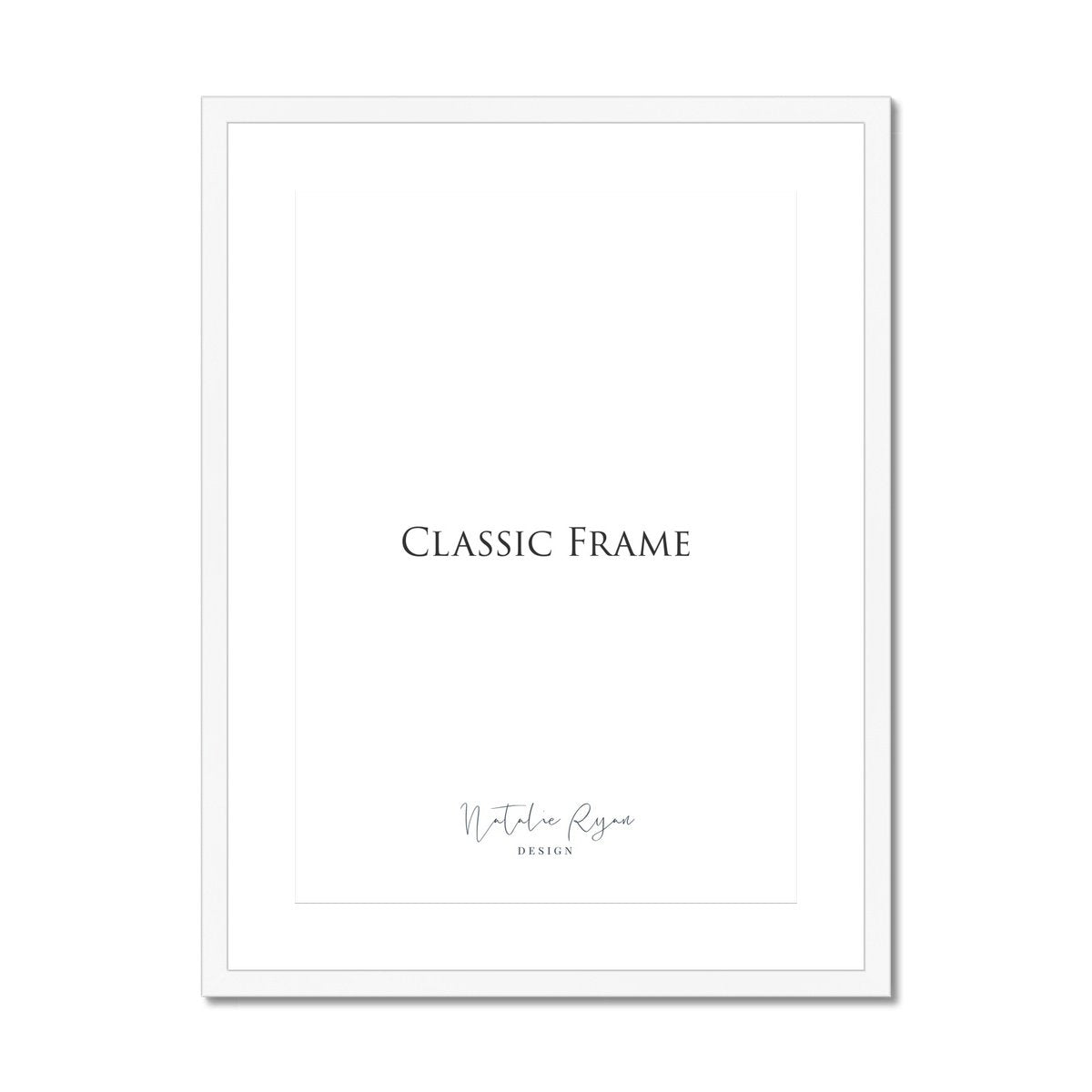 Classic Picture Frame with Mount