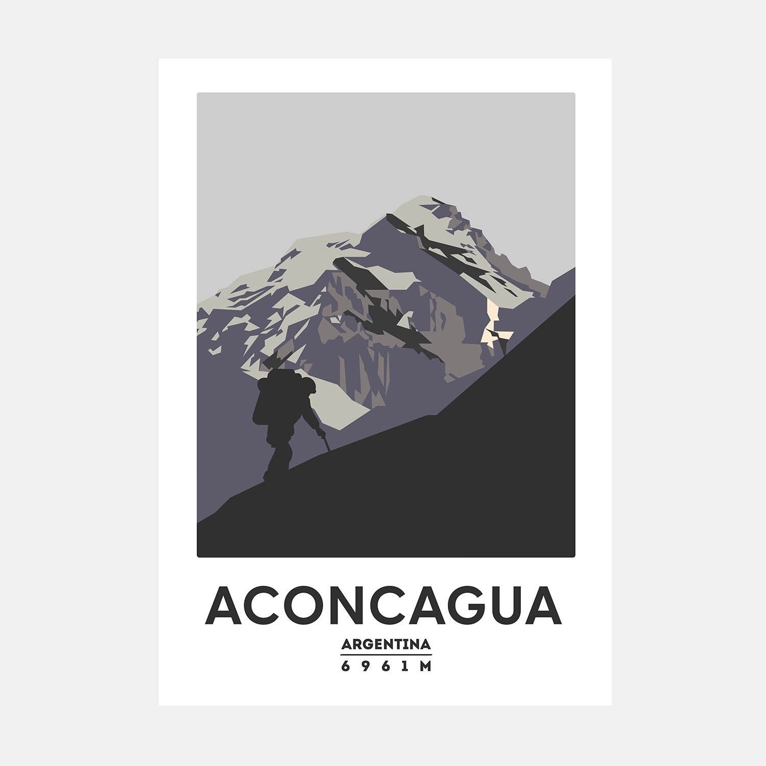 Aconcagua Adventure Art Print