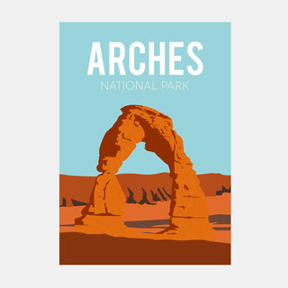 USA -  Arches Travel Print