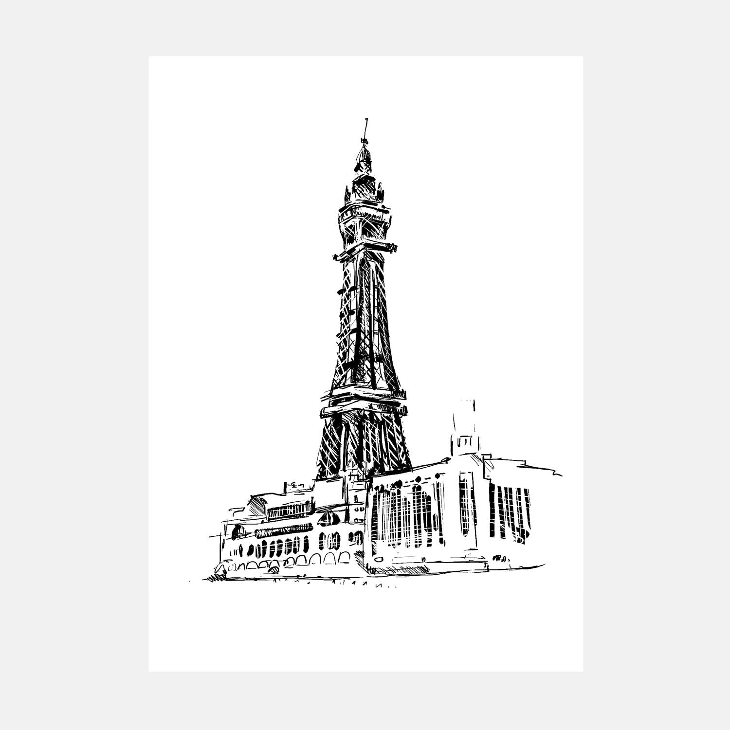 Blackpool Tower Print