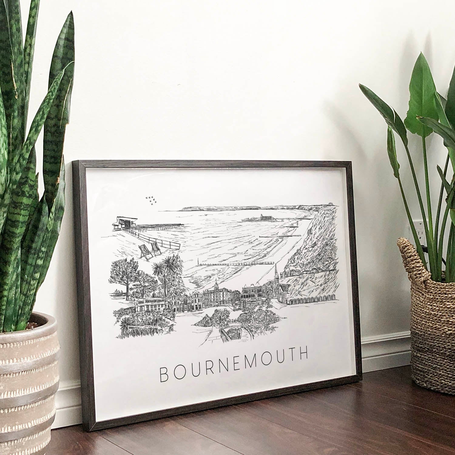 Bournemouth Cityscape Art Print