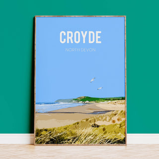 Buy Croyde North Devon art Print
