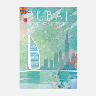 Dubai Travel Poster