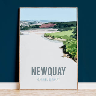 Buy Gannel Estuary Newquay Art Print