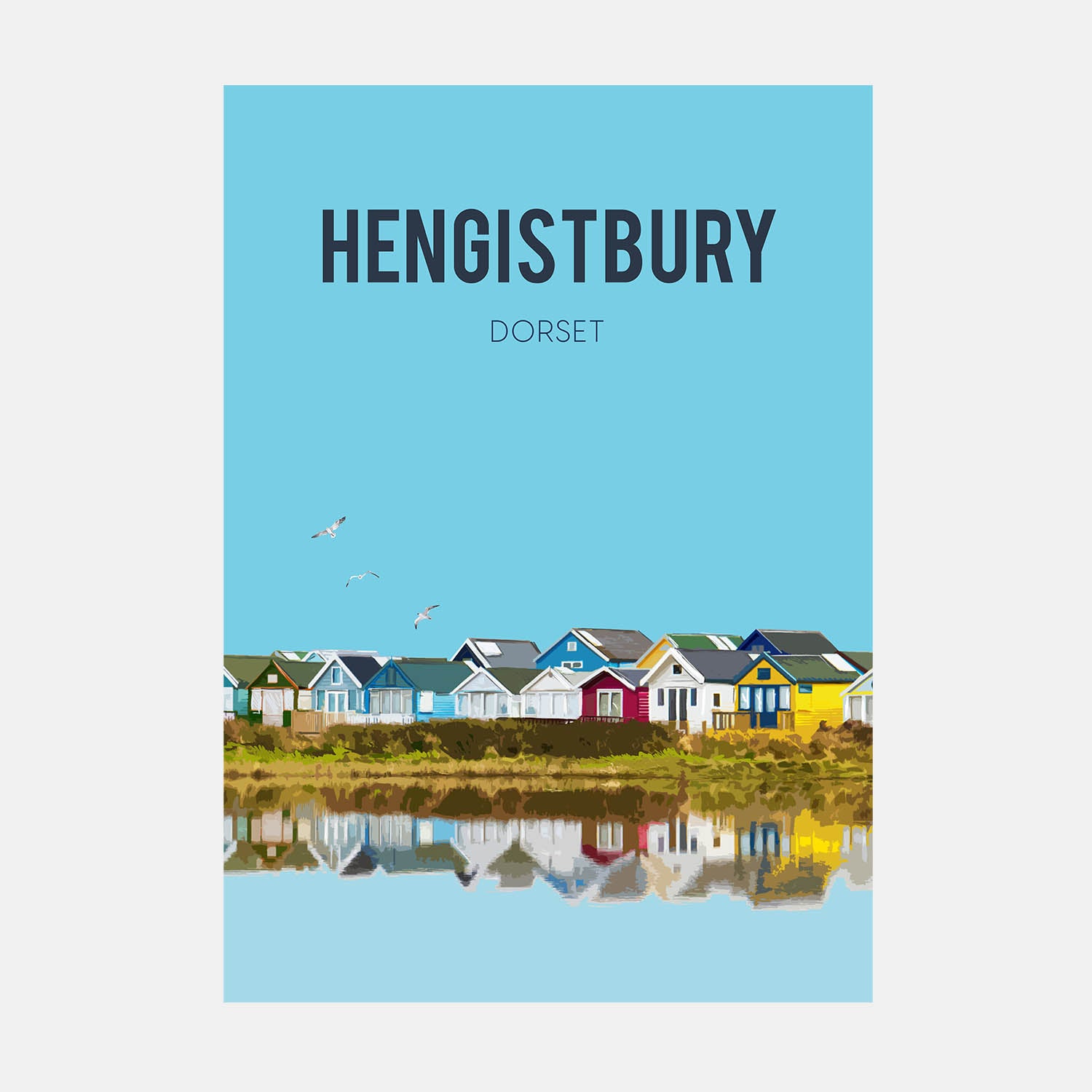 Hengistbury Dorset art print