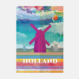 Holland Travel Print