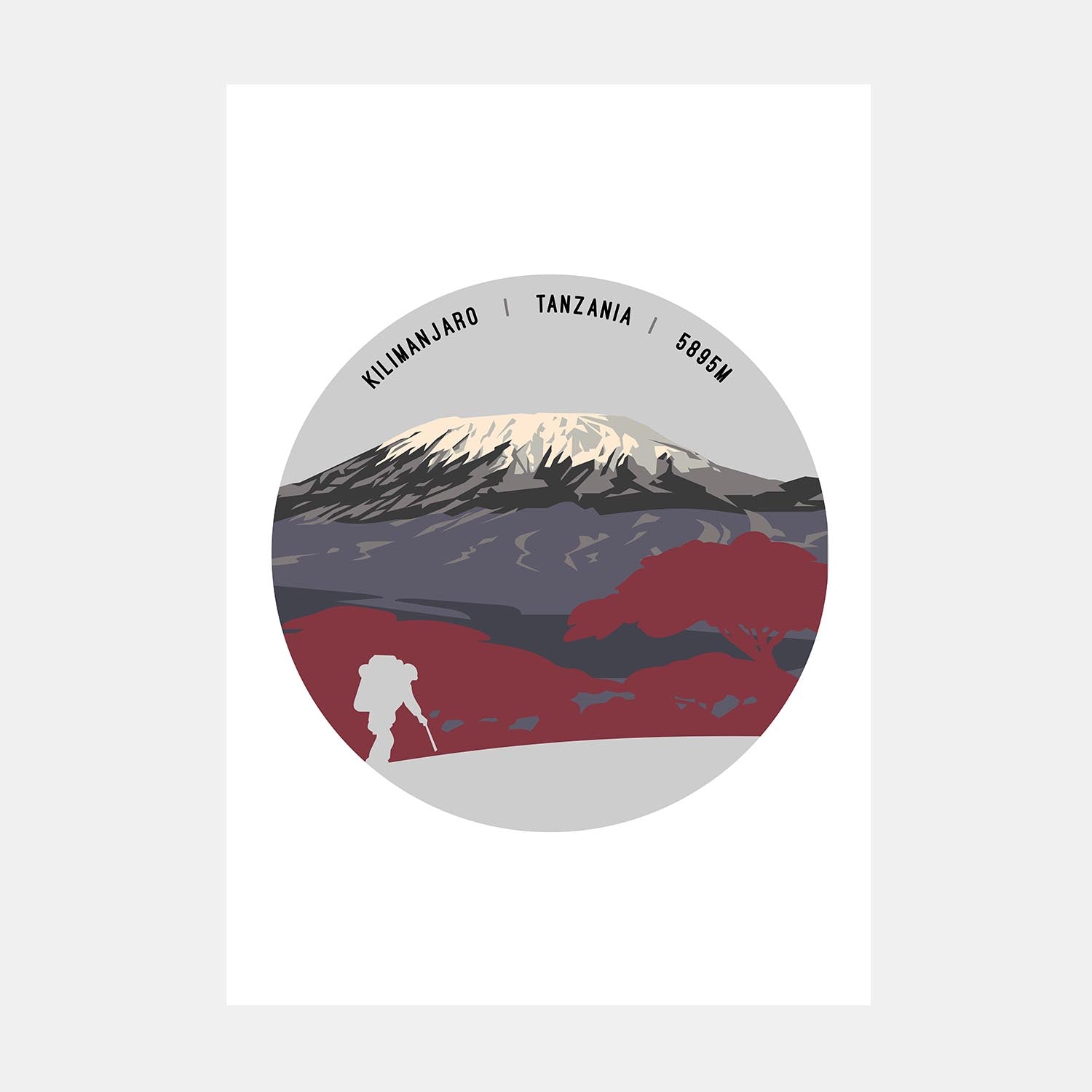 Kilimanjaro art print