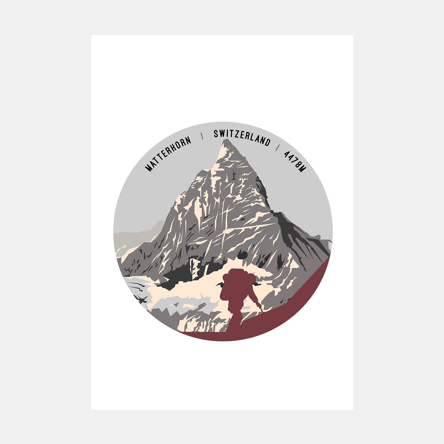Matterhorn Landscape Art Print