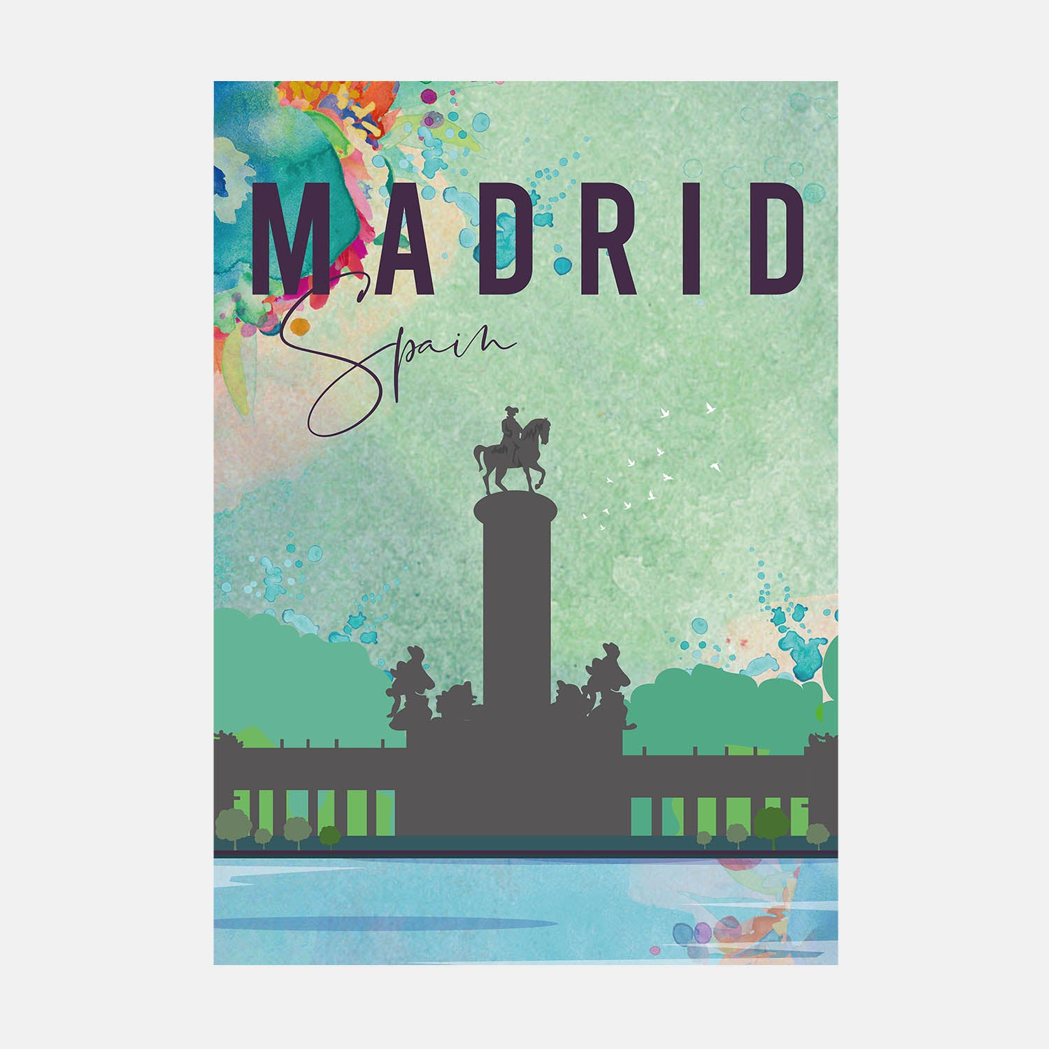 Madrid Travel Print