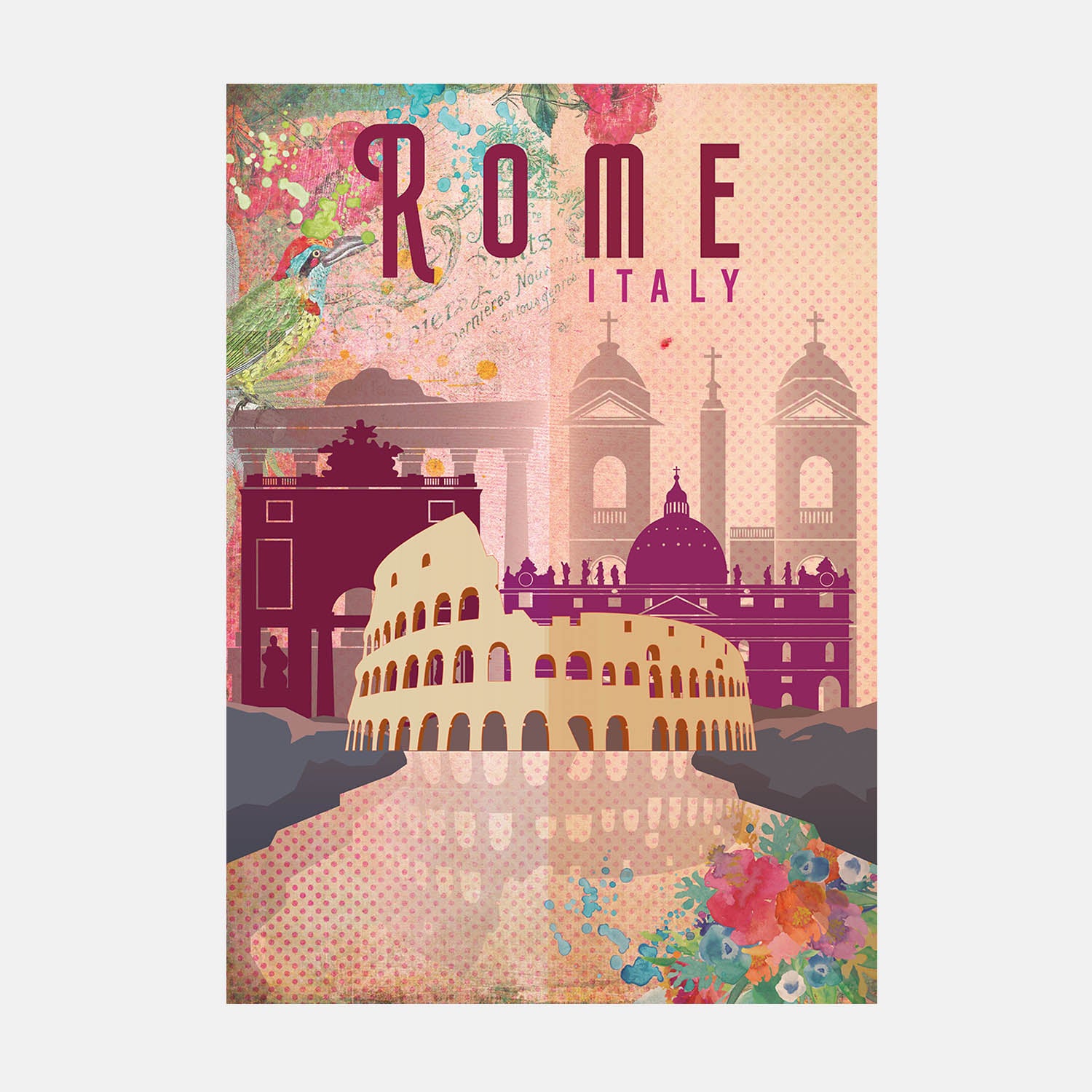 Italy, Rome Travel Print