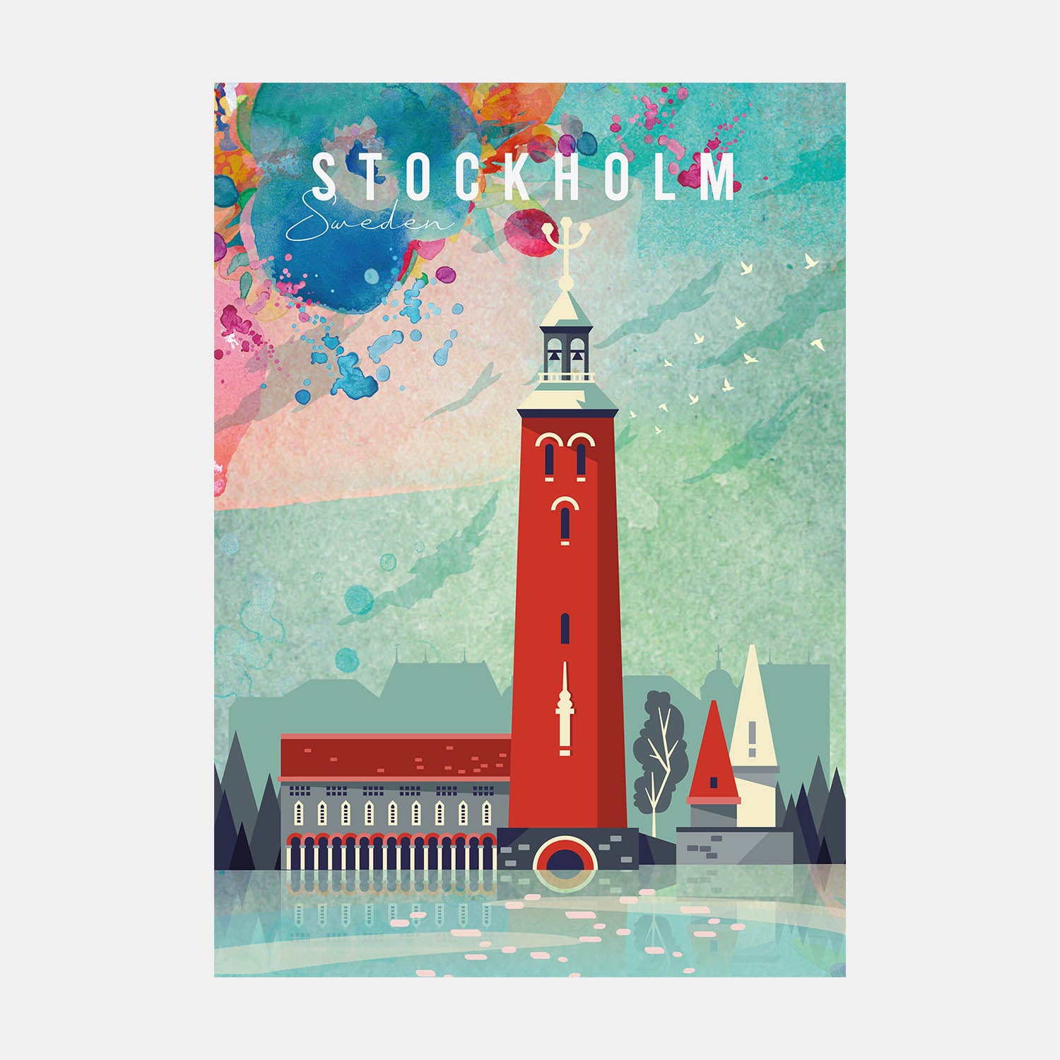 Stockholm Travel Print