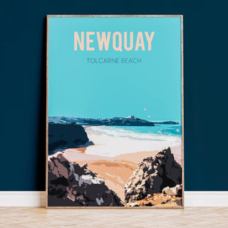 Buy Newquay Tolcarne Beach Print