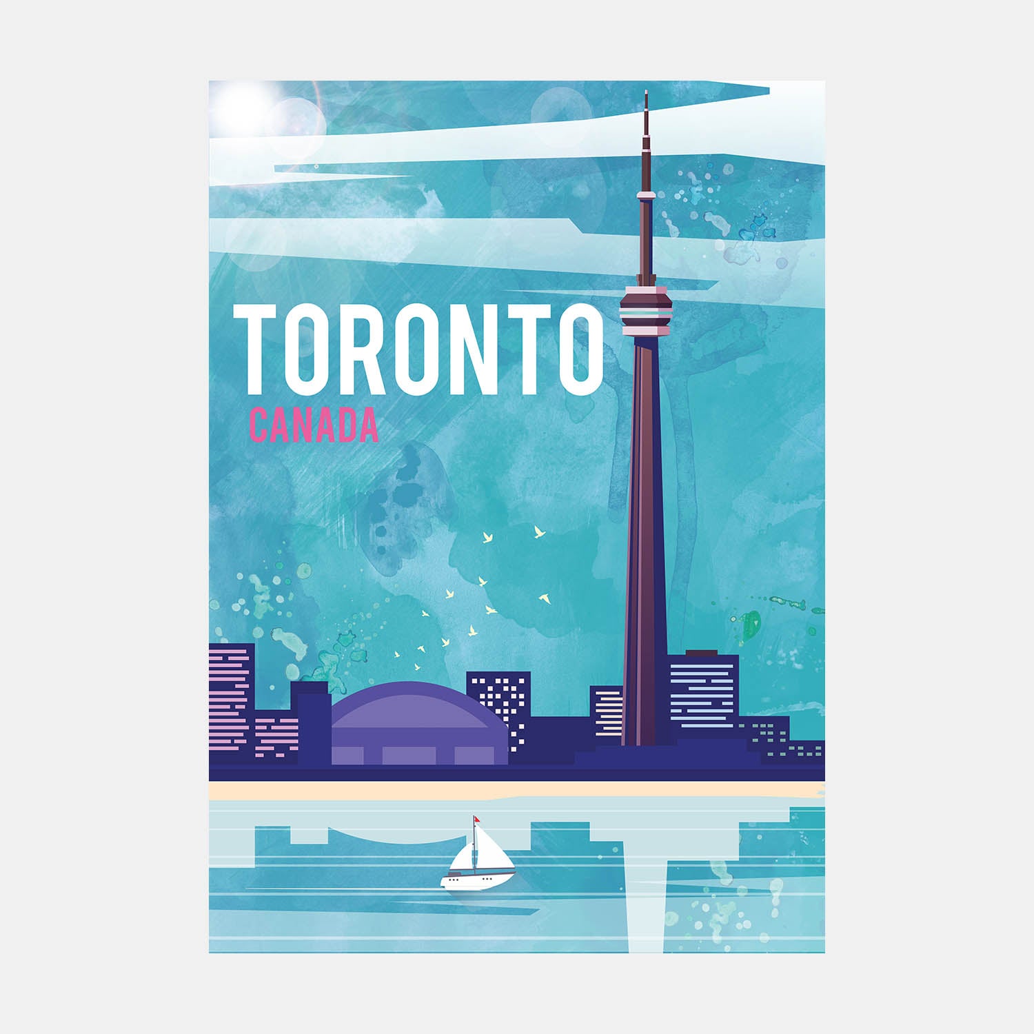 Toronto Travel Print
