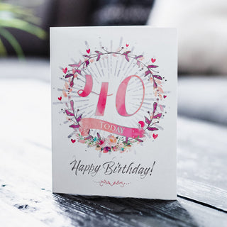 Happy 40th Birthday Card | Natalie Ryan Design