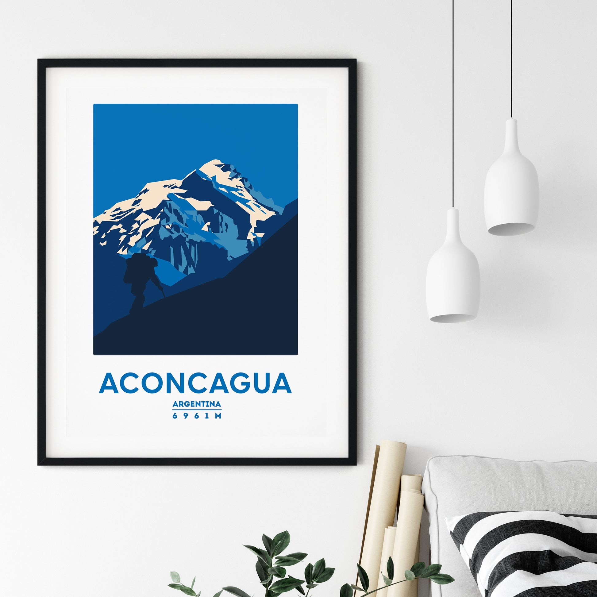 Aconcagua mountain art print - 0