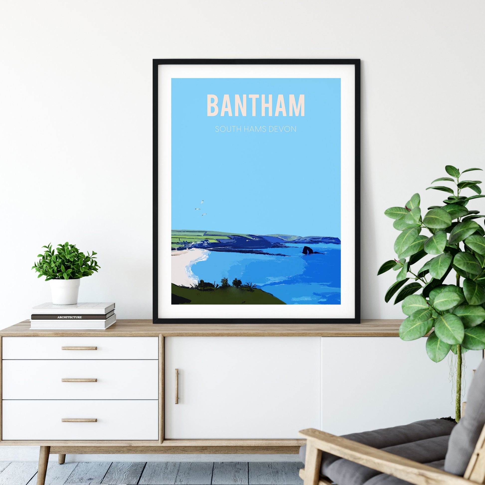 Bantham Cornwall Art Print - 0
