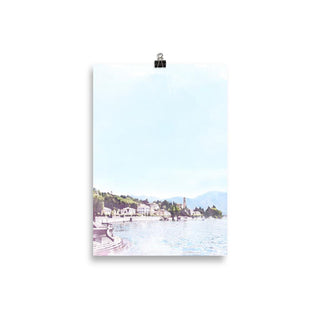 Lake Como, Italy art print