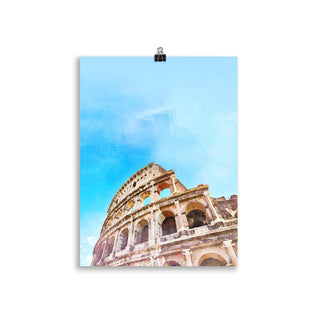 Rome Colosseum Italy art print