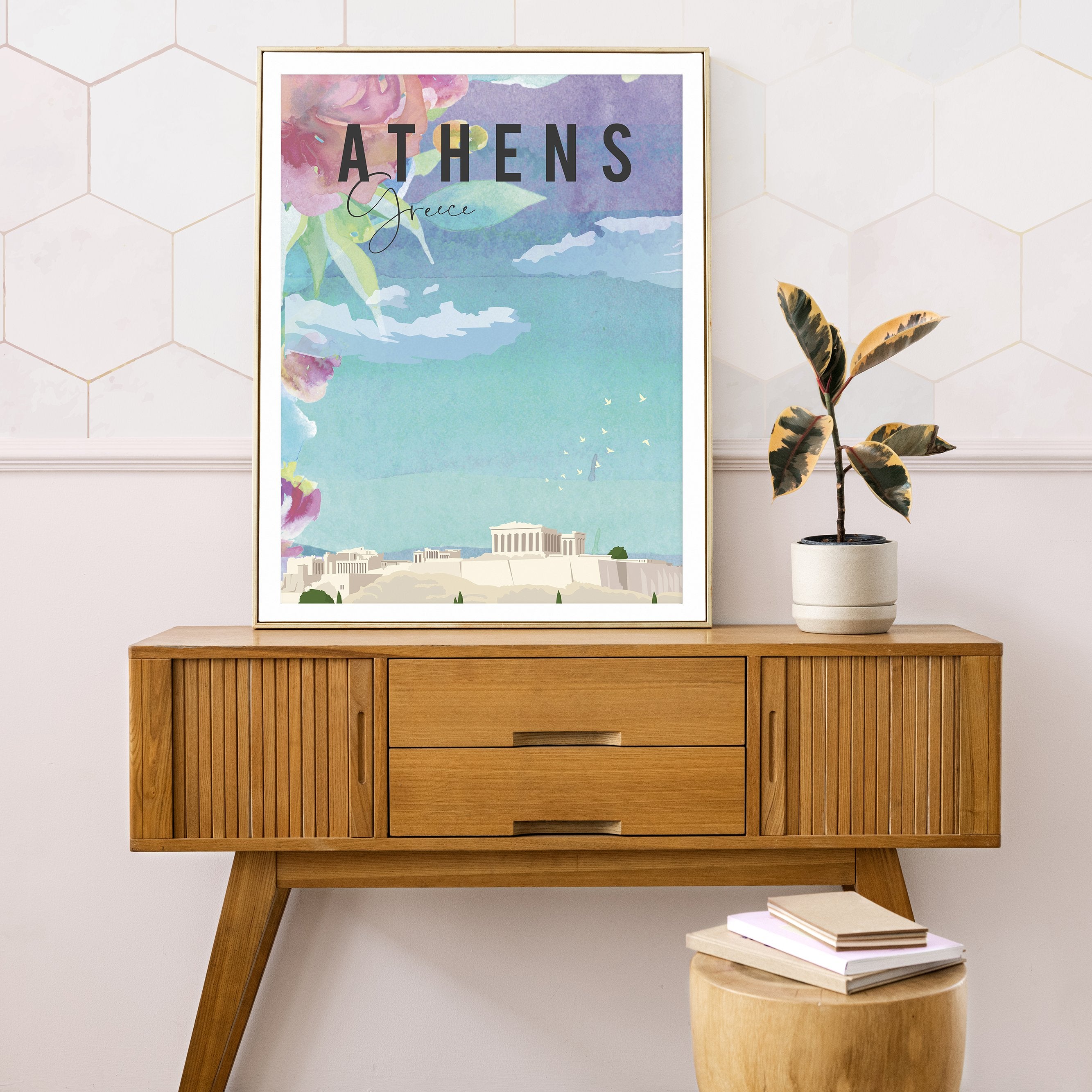 Athens Travel Poster - 0
