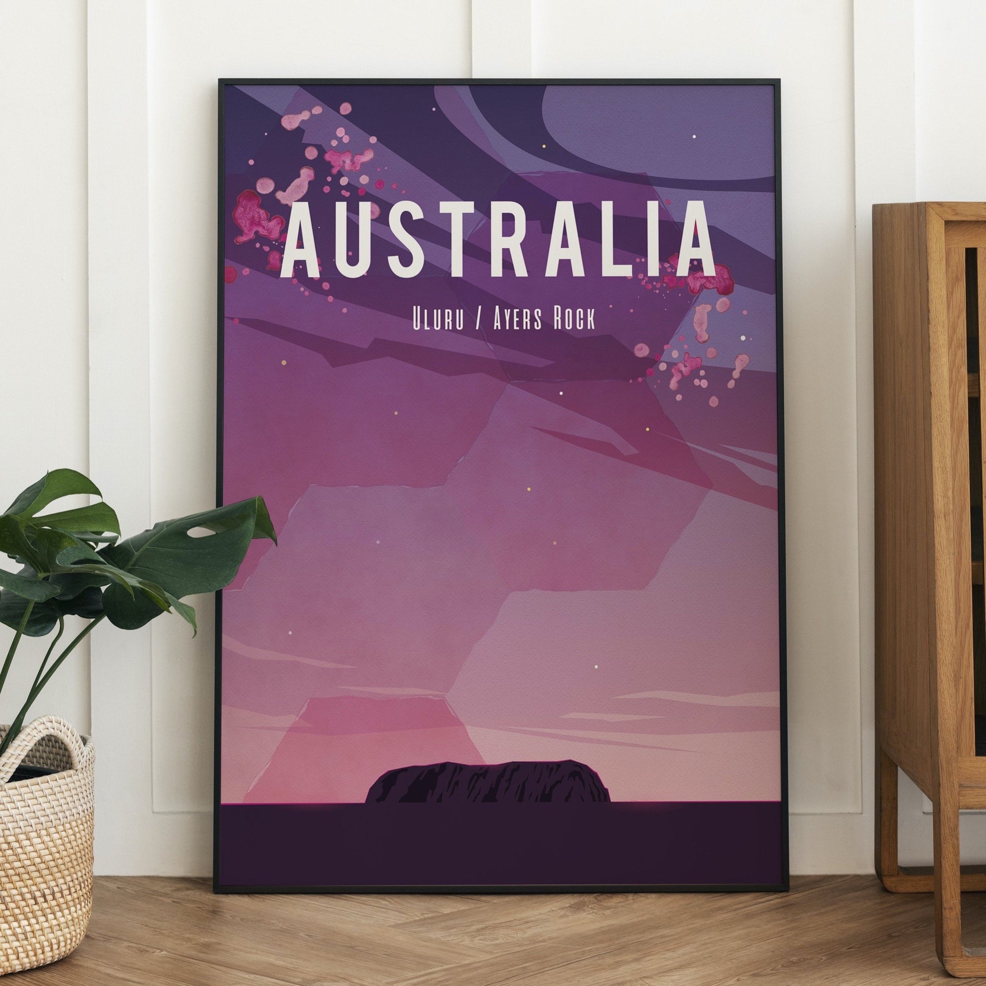 Ayers Rock travel poster - 1