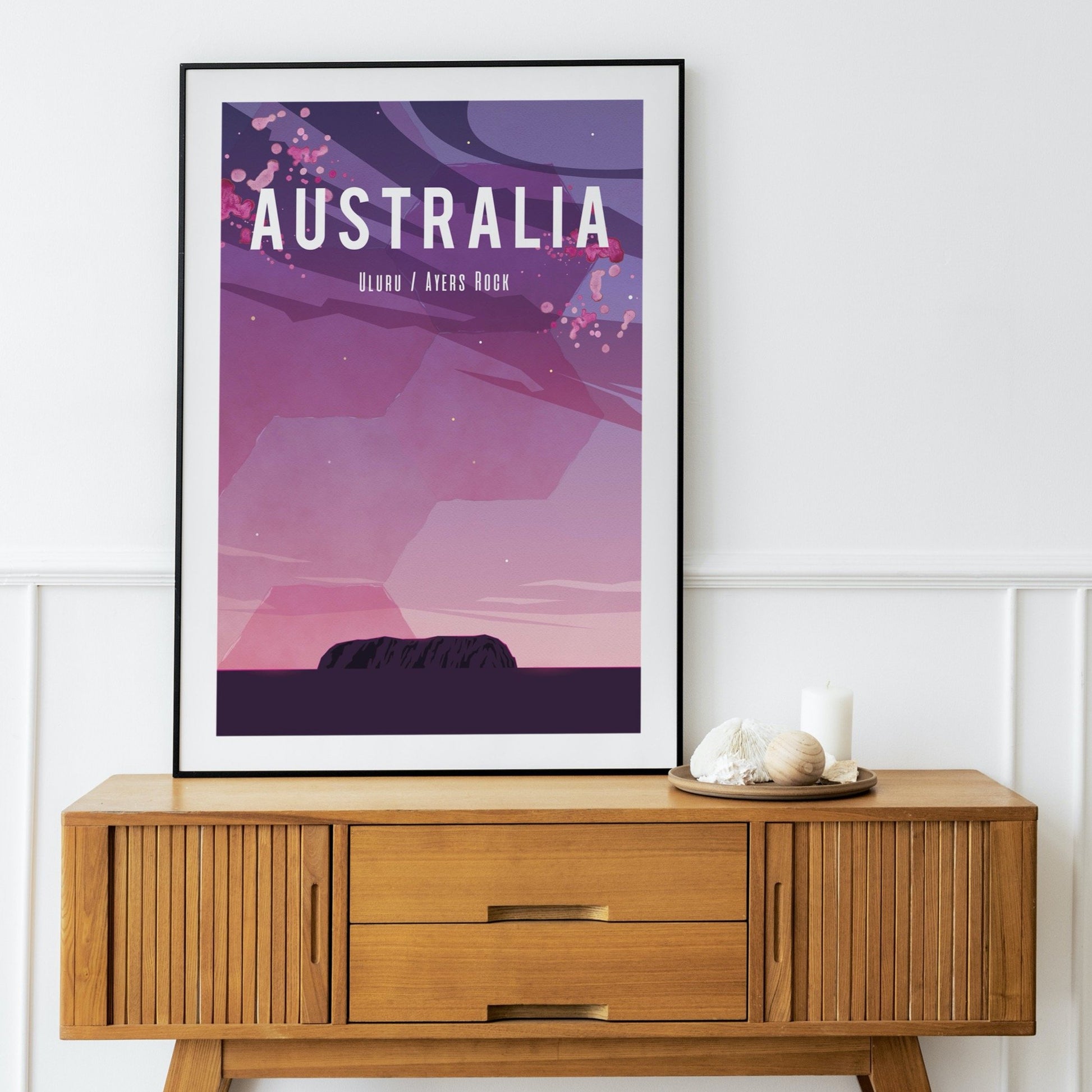 Ayers Rock travel poster - 2
