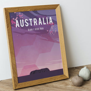 Ayers Rock travel poster - 3