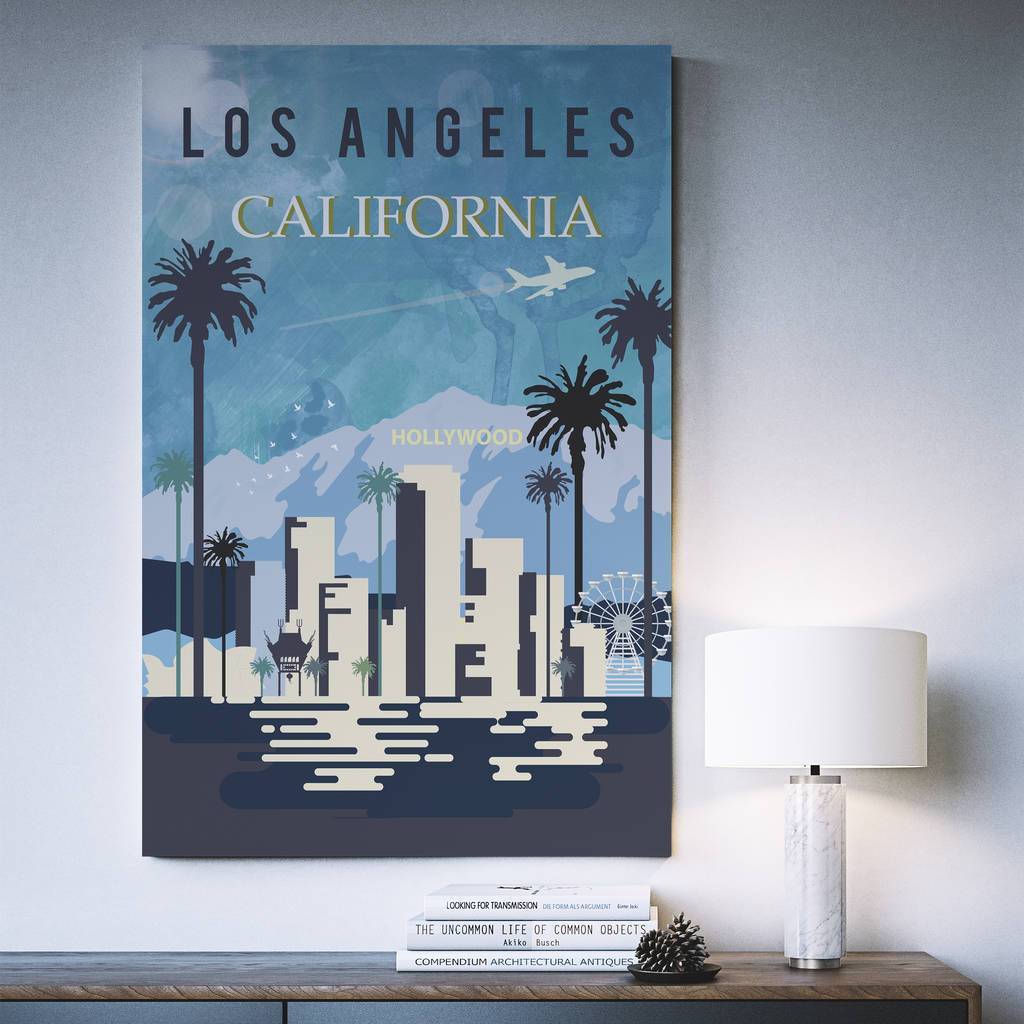Los Angeles travel poster - 0