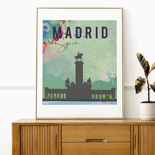 Madrid travel print - 0