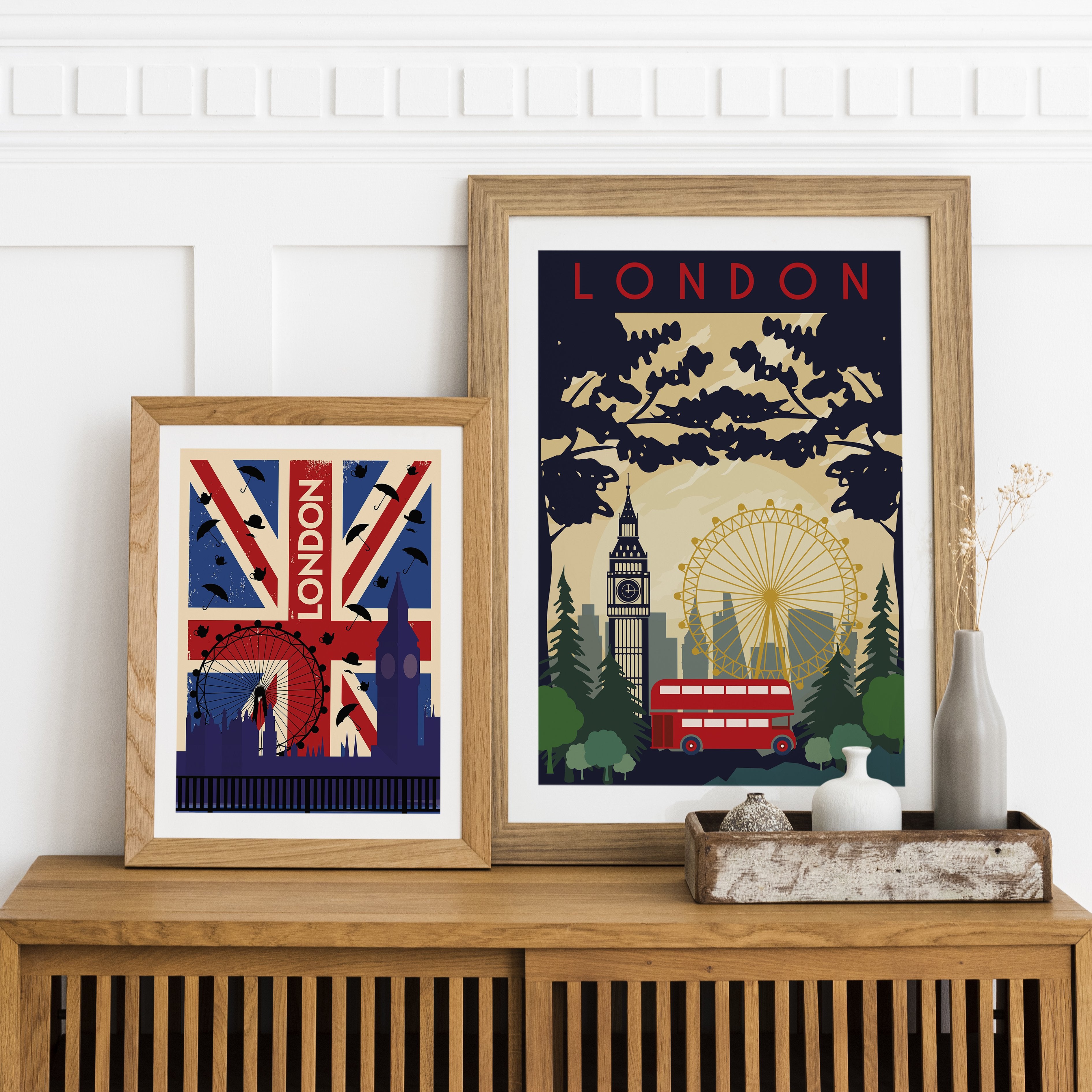 London Union Jack travel poster - 1