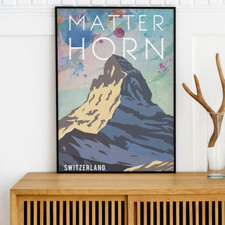 Matternhorn travel print - 2