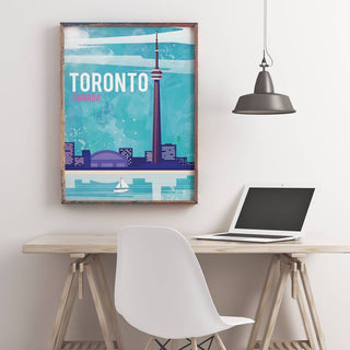 Toronto, Canada fine art travel poster