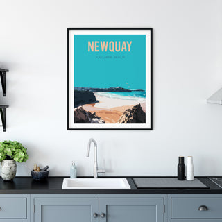 Tolcarne Beach Newquay art print - 0