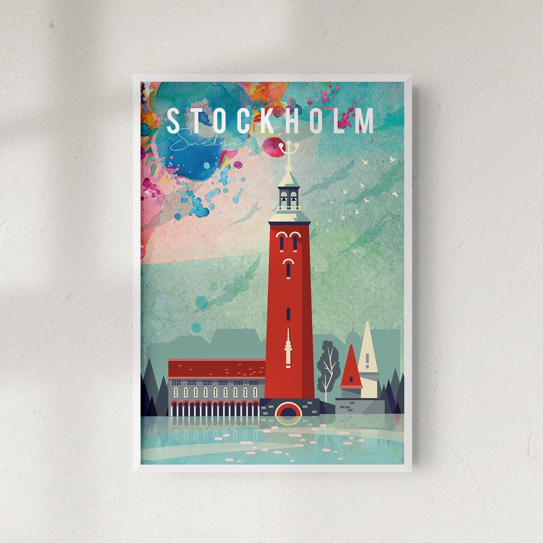 Stockholm, Sweden fine art travel print