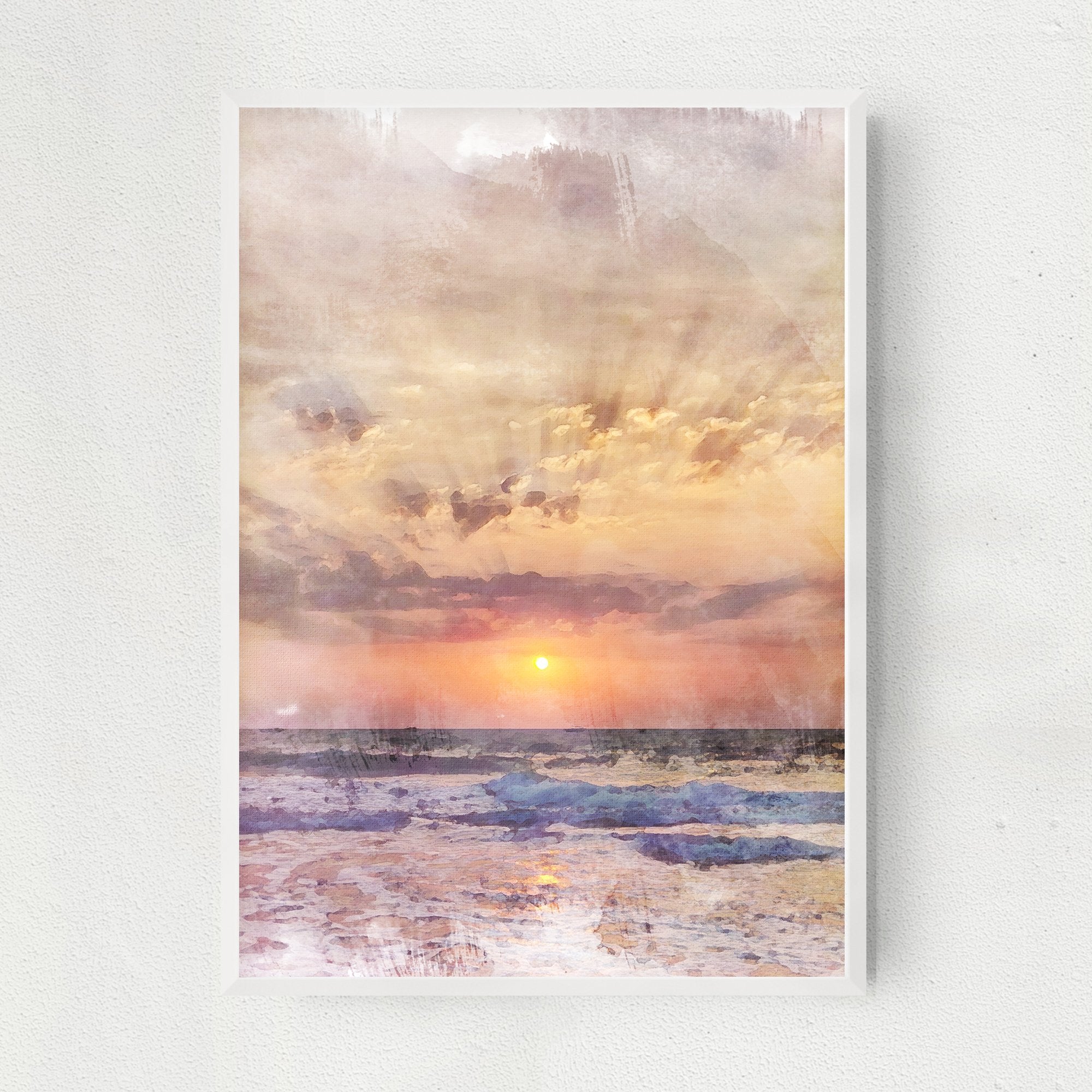Goa sunset art print
