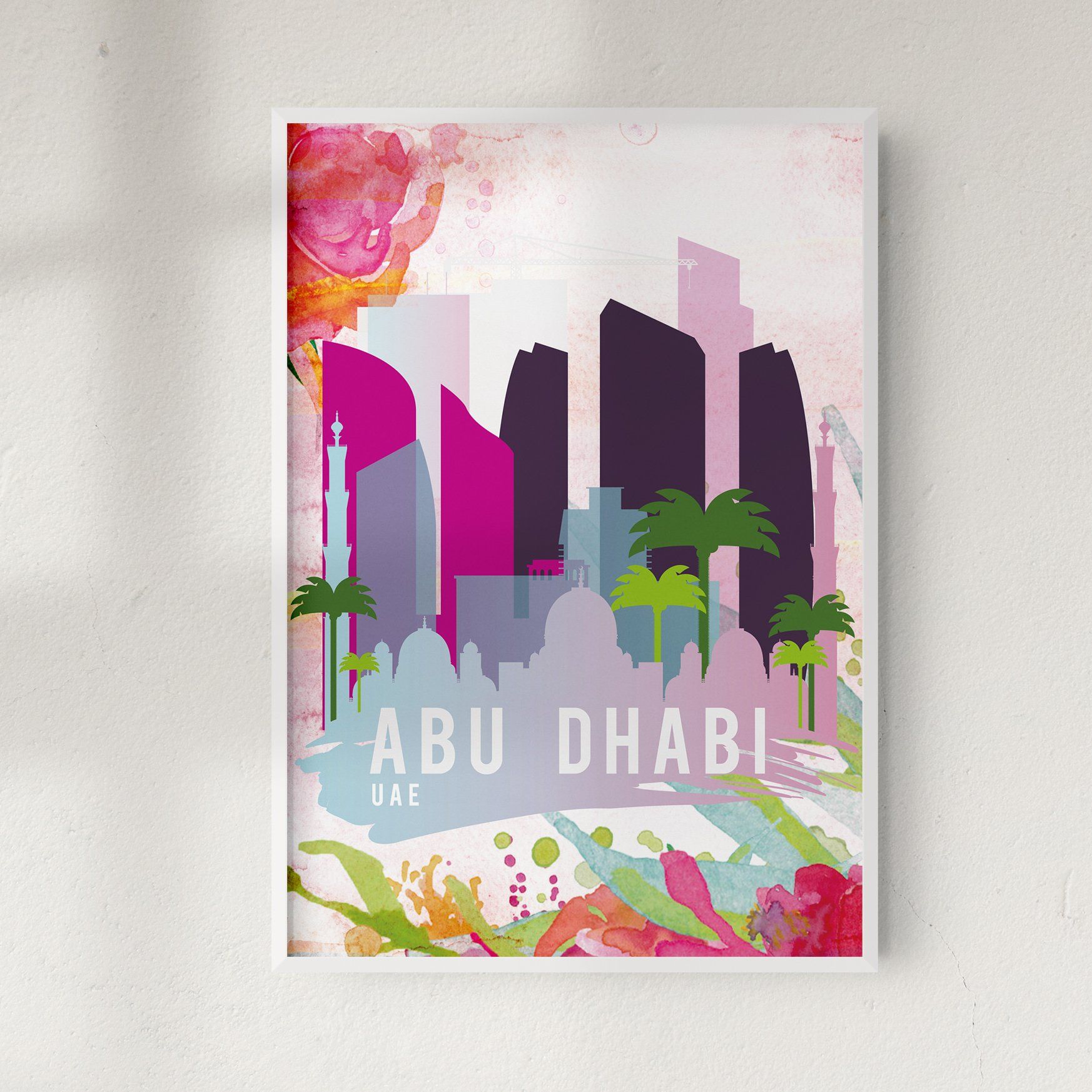 UAE, ABU DHABI fine art travel print