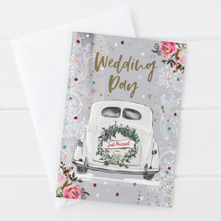 Just Married Wedding Greeting Card | Natalie Ryan Design