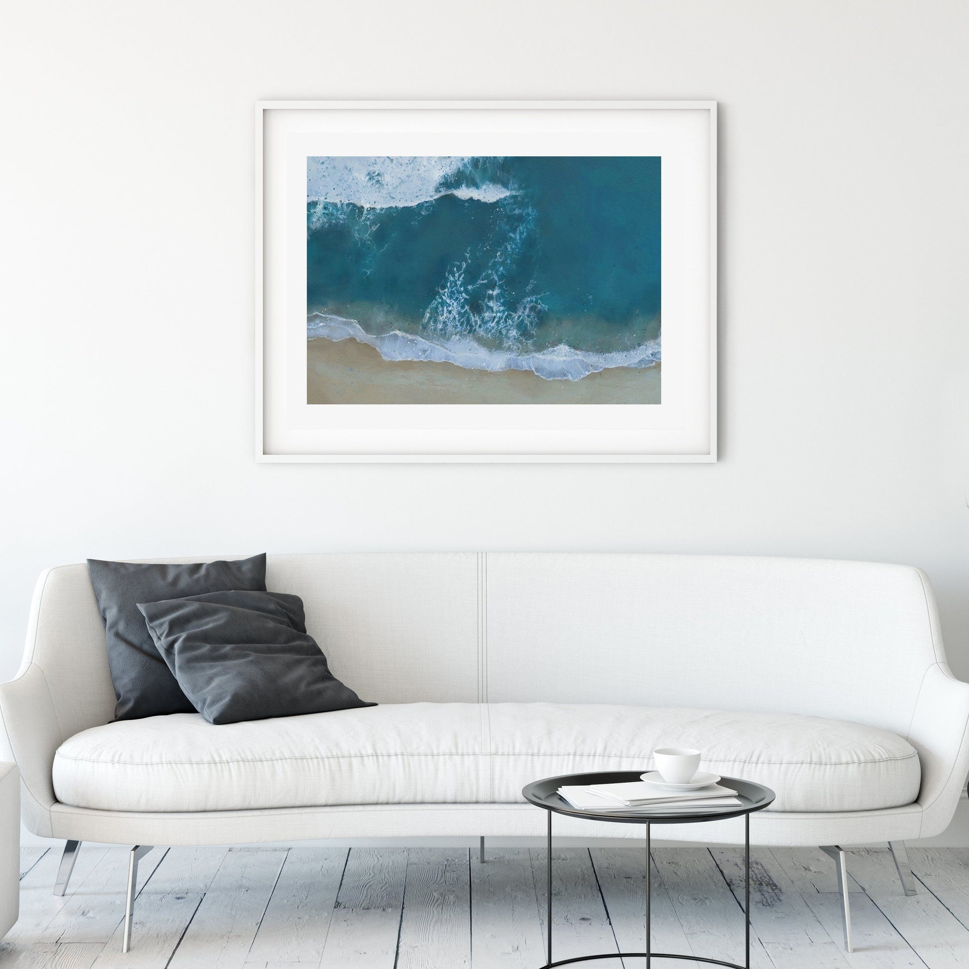 Blue Sea Art Print - 1