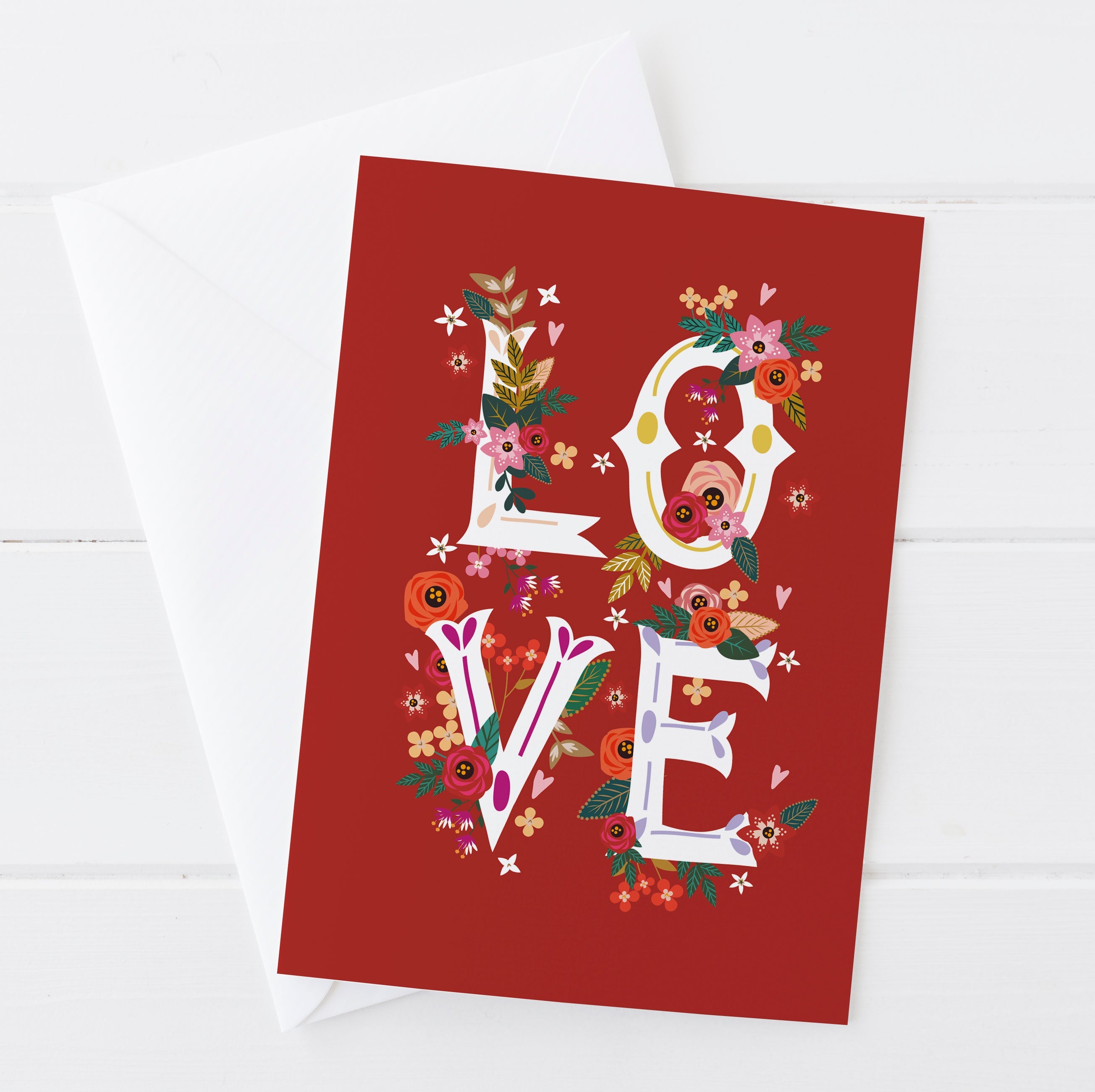 LOVE Valentine's Card | Natalie Ryan Design