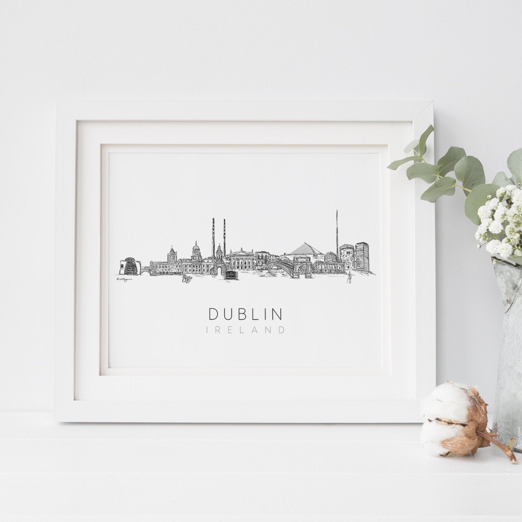 Dublin skyline print | Natalie Ryan Design