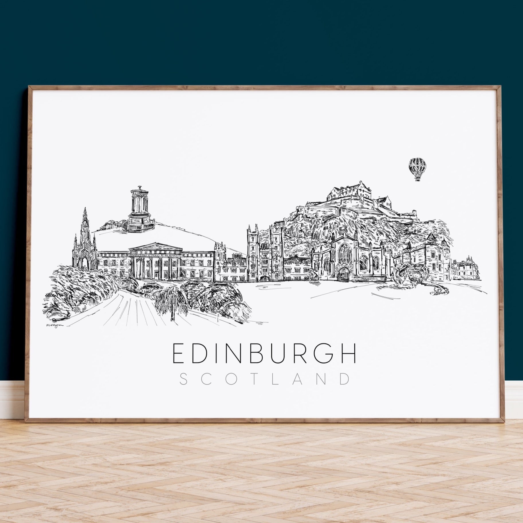 Edinburgh Art Print | Natalie Ryan Design