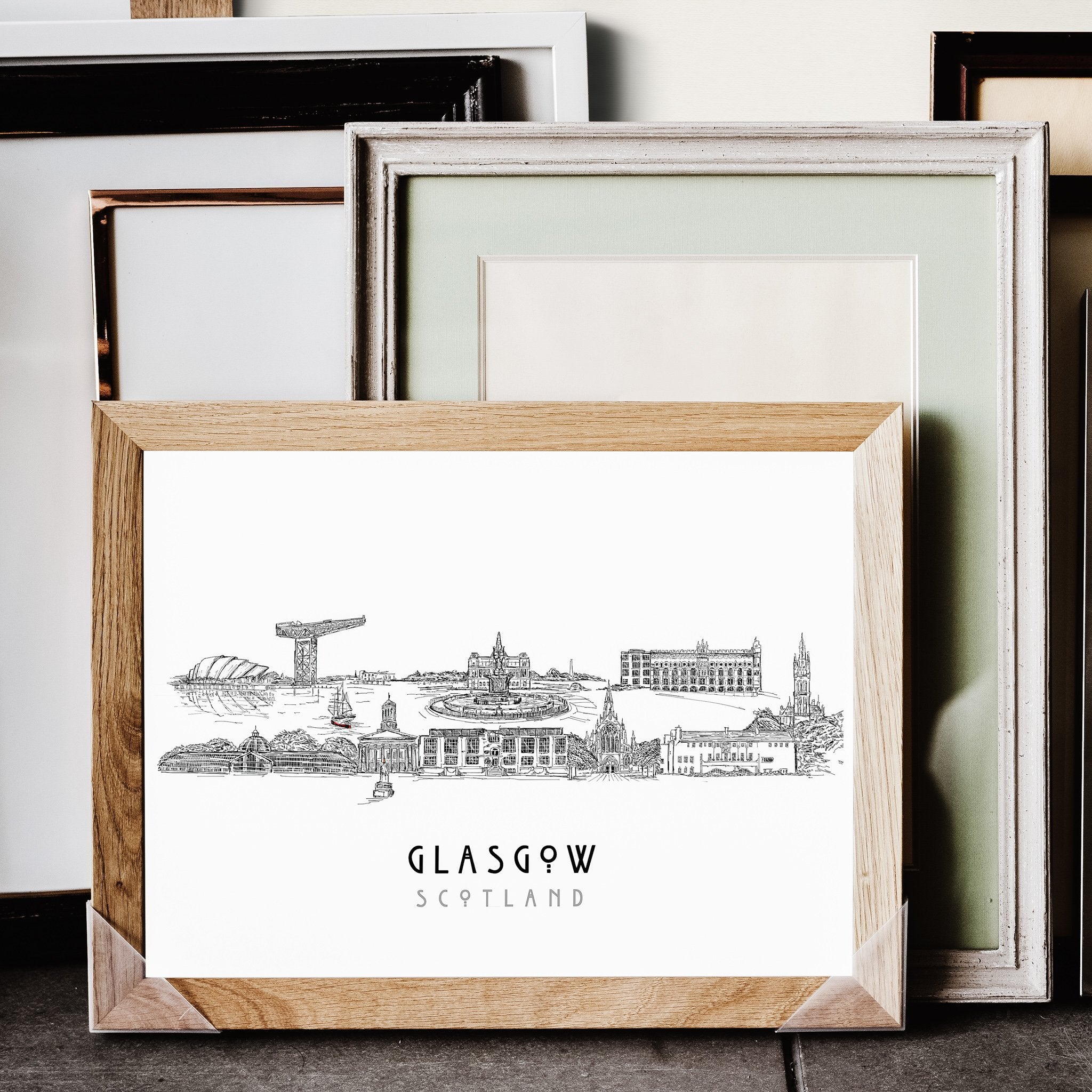 Glasgow Skyline | Natalie Ryan Design
