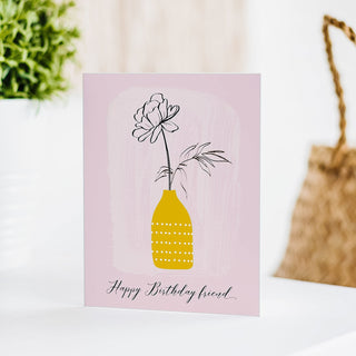 Happy Birthday Friendship Greeting Card | Natalie Ryan Design
