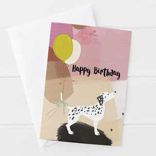 Happy Birthday Dog Greetings Card
