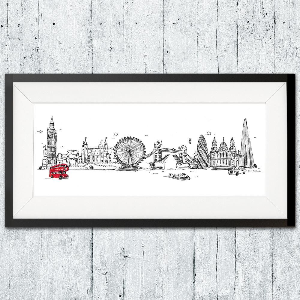 London Skyline Print
