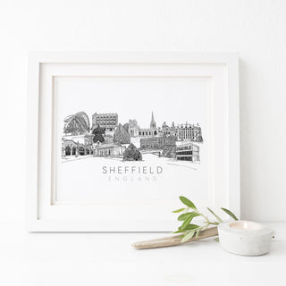 Sheffield skyline print | Natalie Ryan Design