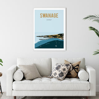 Swanage Art Print | by Natalie Ryan Design